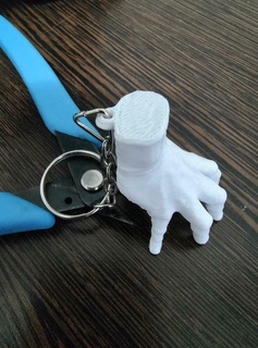 merlina hand key ring merlin hands rings souvenirs crazy adams 3d print model - Mito3D