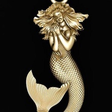 mermaid pendant 3d gioielleria sirena pendente gioielli 3d print model - Mito3D