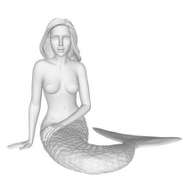 Deniz Kızı 3d print model - Mito3D