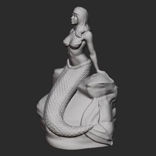 Meerjungfrau 2 3d print model - Mito3D