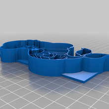 mermaid cookie cutter tool 3d cutters cookiecutter playdoh playdough printing 3d print model - Mito3D