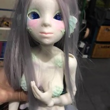 mermaid face bjd art mermaind bjd doll female