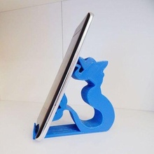 mermaid phone stand gadget mobile smart workplace 3d print model - Mito3D