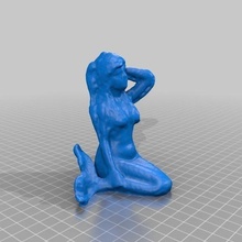 Meerjungfrau Scan my3dscanner scancycle 3d print model - Mito3D
