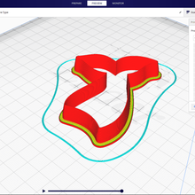 mermaid tail tool cutter 3d print model - Mito3D