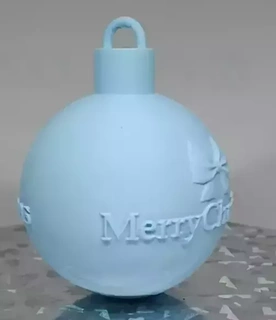 merry christmas bow ball tree xmas decor seasonal winter 3d print model - Mito3D