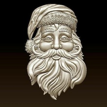 merry christmas holiday santa claus happy year xmas day 3d models stl file model wood work craft cnc bas-relief deco woodworking decor wall art relief artcam aspire vcarve carving engraving usa home america 3dmodel cnc3dmodels united states panno new 3d print model - Mito3D