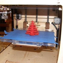 buon natale professore di koch art matematica arte ultimaker albero fiocco neve openscad 3d print model - Mito3D
