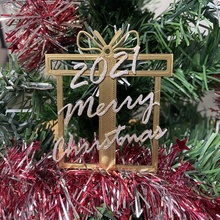 alegre Natal árvore enfeite presente 2021 crismas veado Estrela incomum decoração feriado 3d print model - Mito3D