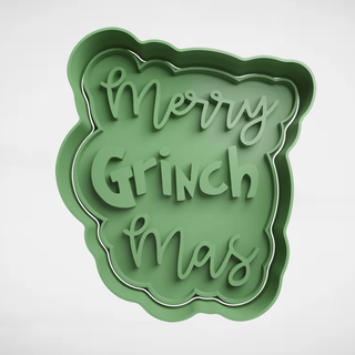 alegre grinch mas hogar casa Galleta cortador Galleta cortadores stl moldes cortadores cortador grinch alegre grinch Navidad Navidad 3d print model - Mito3D
