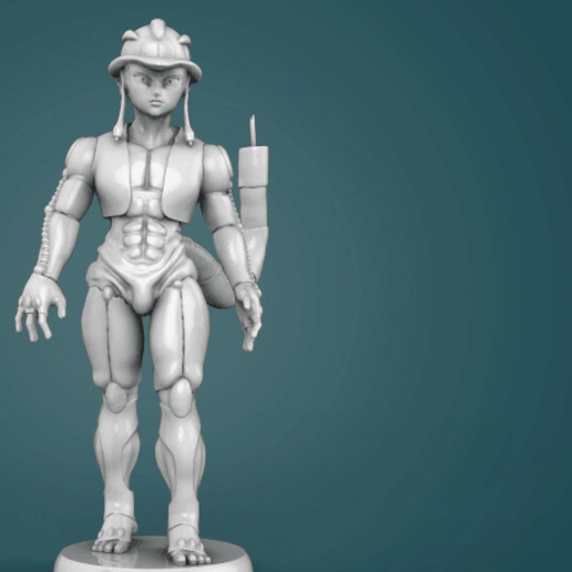 mériem 3d impresión miniatura Moda anime heroes cazador hormiga Japón 3D print model - Mito3D