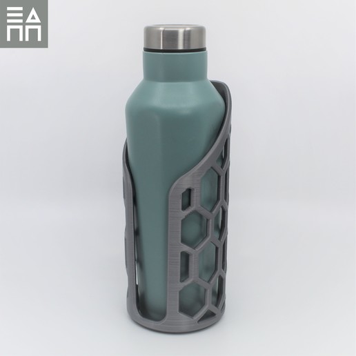 mesh bottle holder home cycling 3D print model - Mito3D