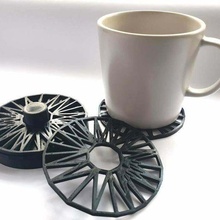 mesh coasters stand kitchen_dining 3d print model - Mito3D