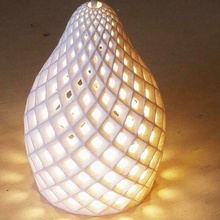 mesh shade lamp lampshade art geometry 3d print model - Mito3D