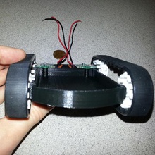 meshbot 1 gadget arduino mega atmega beagleboard beaglebone ir sensor robot 3d print model - Mito3D