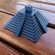 mesoamericano de la pirámide modelo ensamblaje arquitectura mesoamericana inca edificio el monumento 3d print model - Mito3D