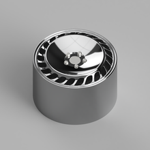 messer turbofan ruota scala modello 1 24 tamiya aoshima cerchi pressofuso 3d print model - Mito3D