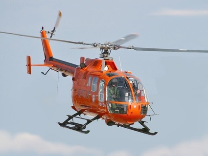 messerschmitt sais blohm bo 105 hélicoptère 3d print model - Mito3D