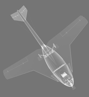 Messerschmitt libélula modelado Guerra Mundial luft 46 3d print model - Mito3D