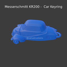 Messerschmitt kr200 coche vehiculo llavero anillo llaves pasatiempo retro clásico Clásico vehículo deporte carreras carrera 3d print model - Mito3D