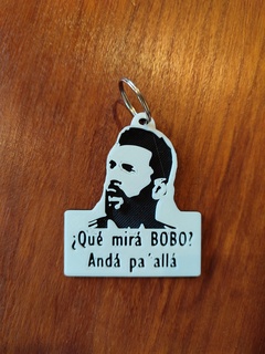 Messi anahtar yüzük resim bakmak Bobo go anahtarlık görünüyor Arjantin 3d print model - Mito3D