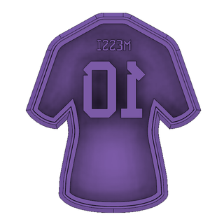 Messi 10 Arjantin kısa gömlek mutfak kesme kesiciler stl 3d tasarım Yazdır yazıcı baskı t shirt dünya Fincan Katar 2022 şampiyon 3d print model - Mito3D