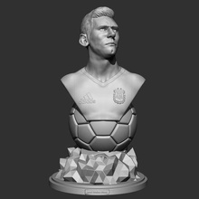Messi büst 3d print model - Mito3D