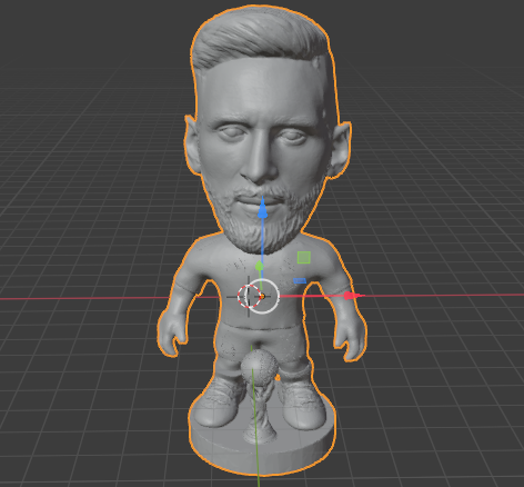 messi campeão bobble cabeça movimento brinquedo pop chave chaves suporte futebol mundo copo bode 3D print model - Mito3D
