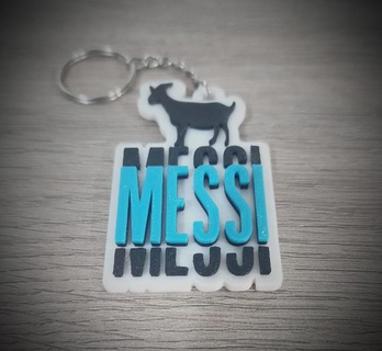 Messi anahtarlık anahtar yüzükler dünya Fincan Lionel oyuncak arası Futbol Miami 3d print model - Mito3D