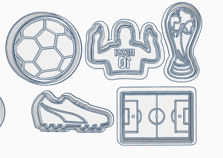 Messi Futbol top dünya Fincan 3d print model - Mito3D