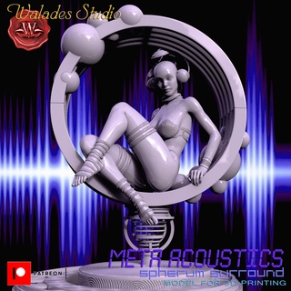 meta akustik Sanat Kadın heykeller heykelcik coşkunluk 3d Yazdır 3d print model - Mito3D