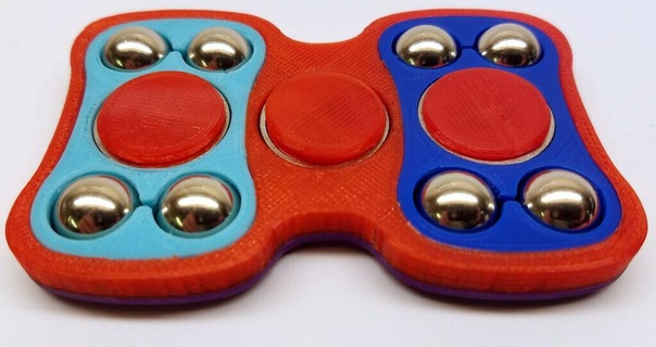 meta spinner 608 ball bearing fidget toy mini mechanical toys 3d print model - Mito3D