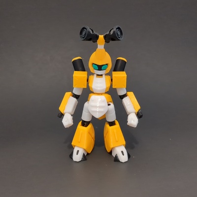 metabee game multicolor toy gunpla medabot medarot model kit robot anime fdm petg mecha articulated articulate gundam figurine 3d print model - Mito3D