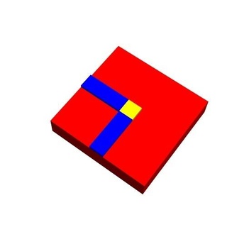 metagono grazie 4 1x2 1 geometria giocattolo stelo matematica tassellazione formazione scolastica grafico teoria 3d print model - Mito3D