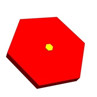 metagono grazie 6 1x0 1 gioco geometria giocattolo stelo matematica tassellazione 3d print model - Mito3D