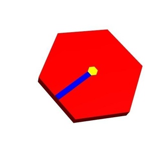 metagono grazie 6 1x1 1 gioco geometria giocattolo stelo matematica tassellazione 3d print model - Mito3D