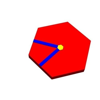 metagono grazie 6 1x2 1 gioco geometria giocattolo stelo matematica tassellazione 3d print model - Mito3D