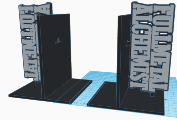 metal estante soporte manga hogar casa fullmetal alquimista libro mirada lasciva 3d print model - Mito3D