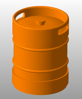 metal barrels food liquids dioram 3d print model - Mito3D