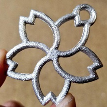 metal casting mold sakura flower charm home pla anneal 3d print model - Mito3D