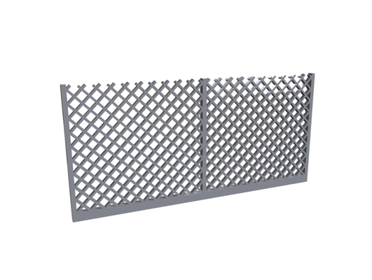metal fence grid diorama 1 64 scale hotwheels miniature 3d print model - Mito3D