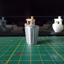 metallo spazzatura 3d print model - Mito3D