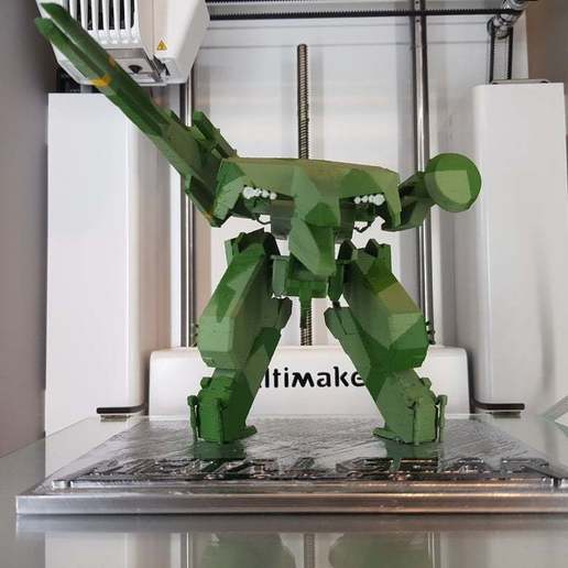 metal gear rex stand solid Spiel Spiele 3D print model - Mito3D