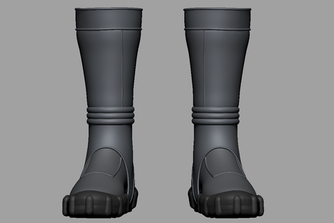 metal gear solid boots fan art Fashion hero superhero footwear shoes feet clothing high poly 3d print model - Mito3D