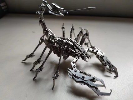 metal mecánico escorpión animal 3d print model - Mito3D