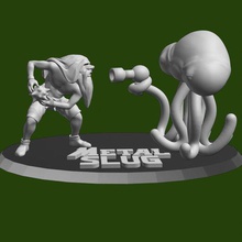metal slug jui étranger jeu tenkiu alien jeux 3d print model - Mito3D