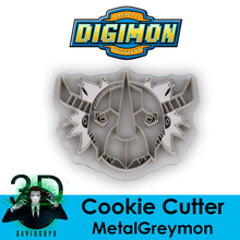 metalgrimon kurabiye kesici Digimon 3d print model - Mito3D