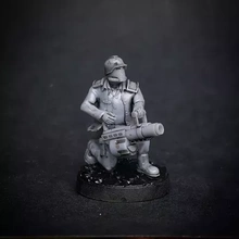 metalhead - grenade gunner guard imperial traitor 28mm 3d print model - Mito3D