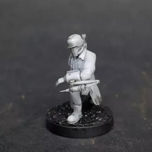 metallo medico guardia imperiale traditore 28mm 3d print model - Mito3D
