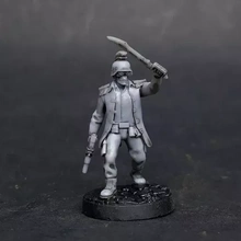 metalhead - officer guard imperial traitor 28mm 3d print model - Mito3D